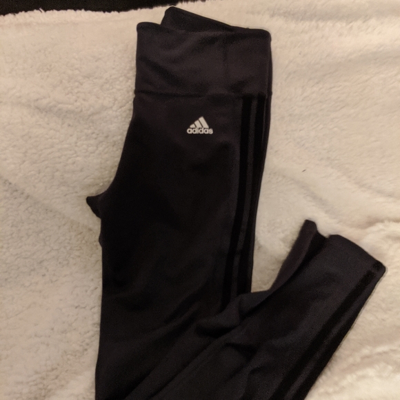 Adidas joggers, dark grey with black stripes - Picture 1 of 1